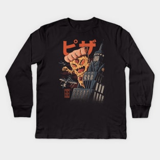 Pizza Kong Kids Long Sleeve T-Shirt